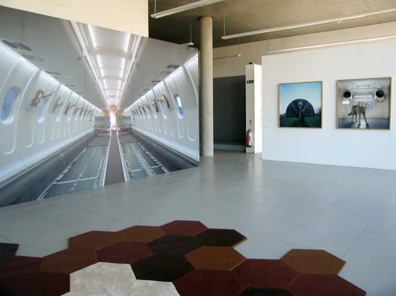 Installation view, exhibition Goldsmiths MA degree show, Goldsmiths College, London, 2006