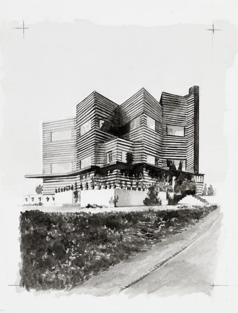 Building Desire (after Dragiša Brašovan: Pavilion of the Kingdom of Yugoslavia, Barcelona World Exposition, 1929)