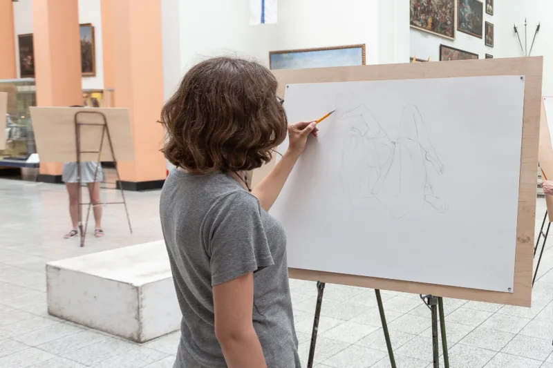 Performance view, Changing the Climate, The Vytautas the Great War Museum, Kaunas, 2019, Kaunas Biennial After Leaving | Before Arriving