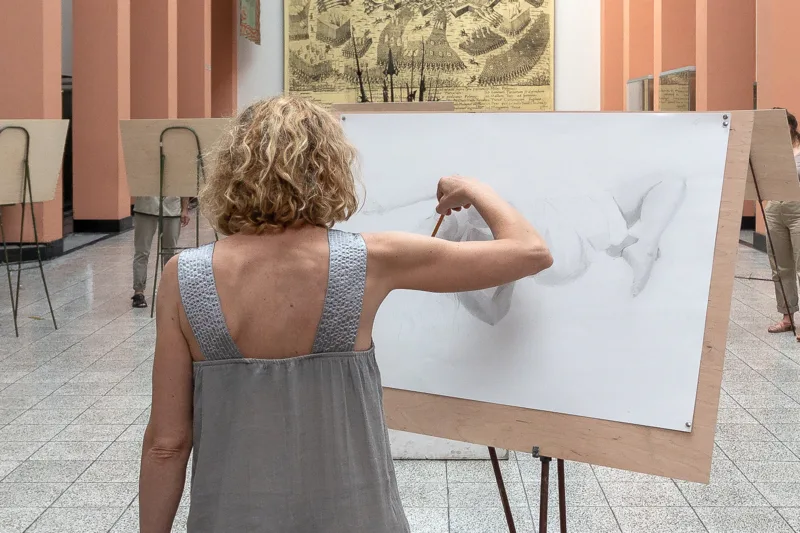 Performance view, Changing the Climate, The Vytautas the Great War Museum, Kaunas, 2019, Kaunas Biennial After Leaving | Before Arriving
