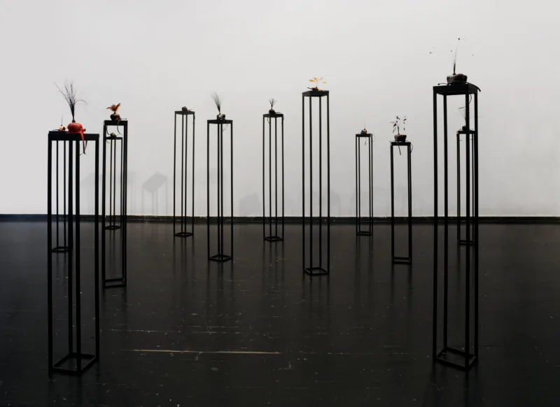 Installation view: exhibitionThe Object of the Spectacle (solo), curated by Tevž Logar, Škuc Gallery, 2011