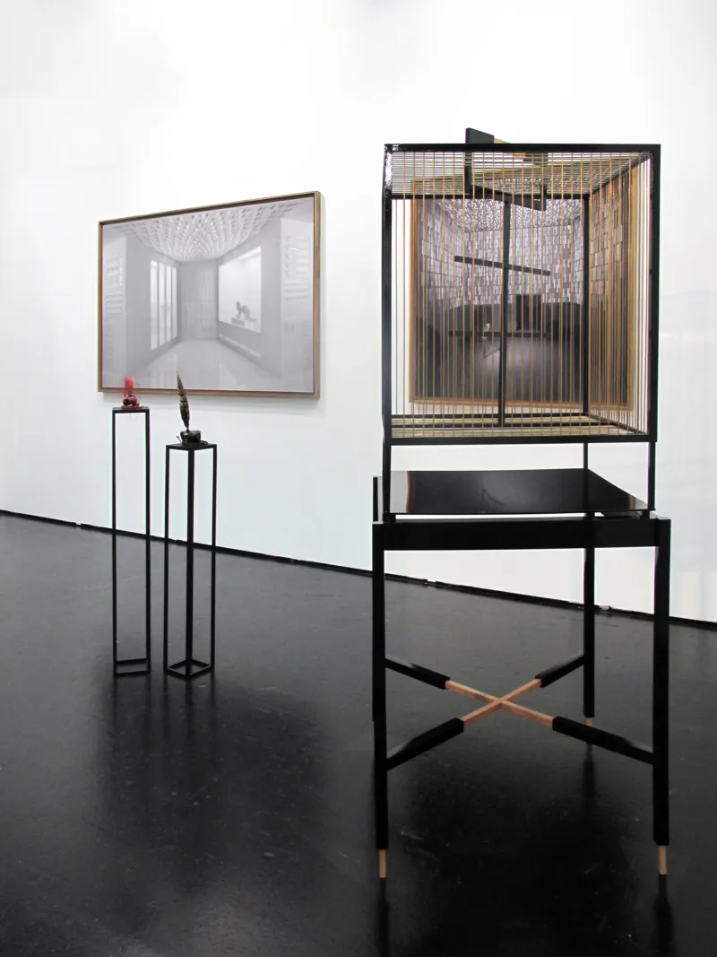 Installation view, Vienna Contemporary, ŠKUC Gallery, solo presentation, 2014