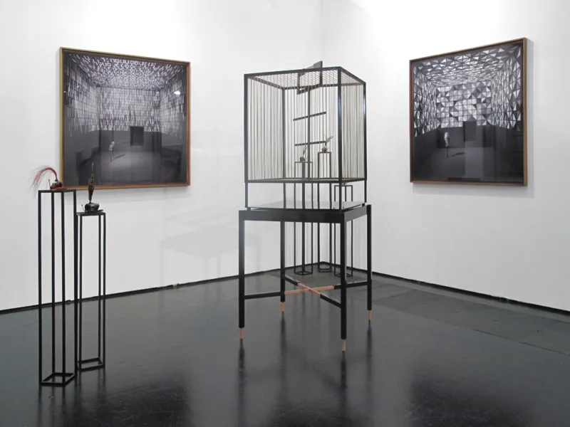 Installation view, Vienna Contemporary, ŠKUC Gallery, solo presentation, 2014