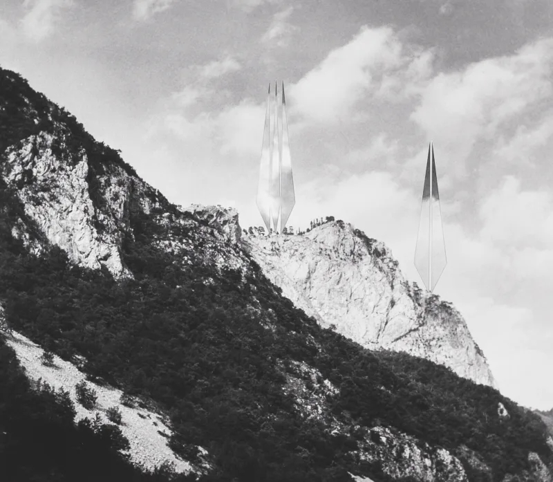 Do not build absolutely unjustified towers or place pieces of sculpture on them