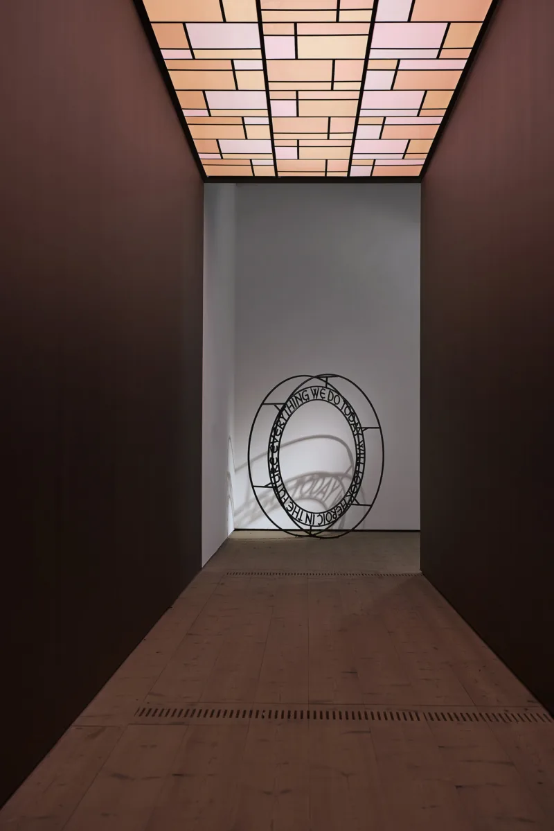 Everything we do today will look heroic in the future, exhibition This Machine Builds Nations, BALTIC, 2018