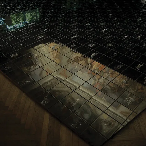 Installation view, Other Mythologies (solo), curated by Simona Vidmar, UGM Maribor Art Gallery, Maribor, 2008