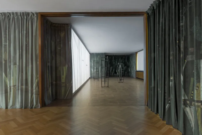 Installation view: exhibition The Spirit of Our Needs (solo), curated by Katia Baudin, House Esters, Kunstmuseen Krefeld, 2017 photo: Johannes Post