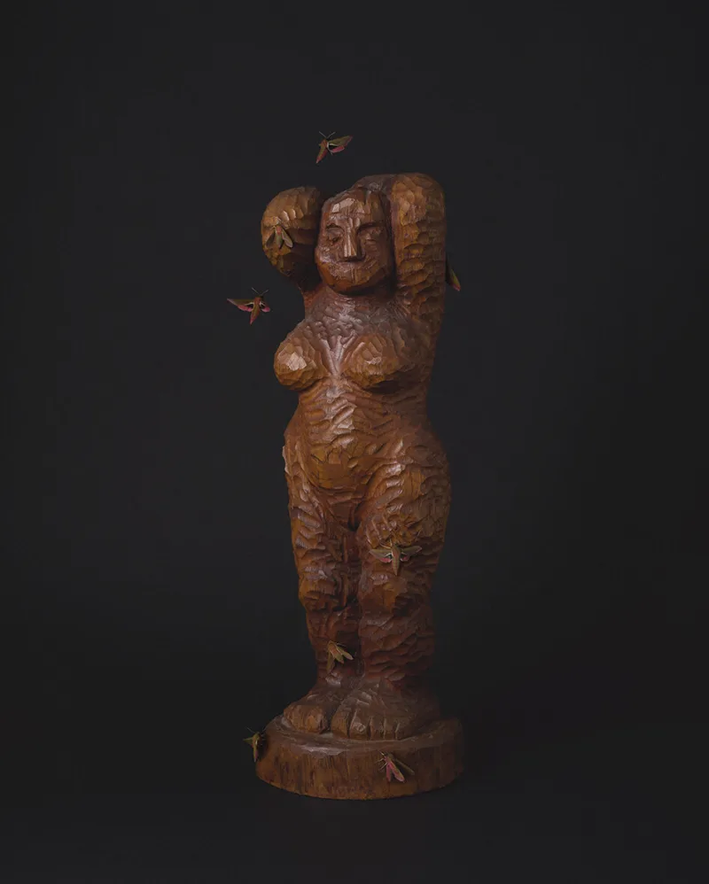 The Gallery of the Non-Aligned (Tibor Bak Geler: Figura parada (1976), a gift from the Mexican Embassy, 1980)