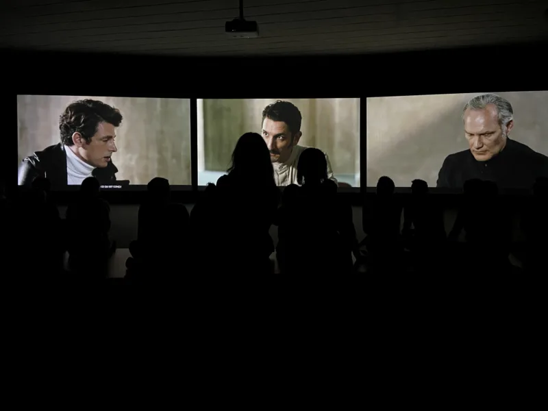 Installation view, exhibition Stagecraft – Une mise en scène du pouvoir (solo), curated by  Matthieu Lelièvre, macLYON, 2021