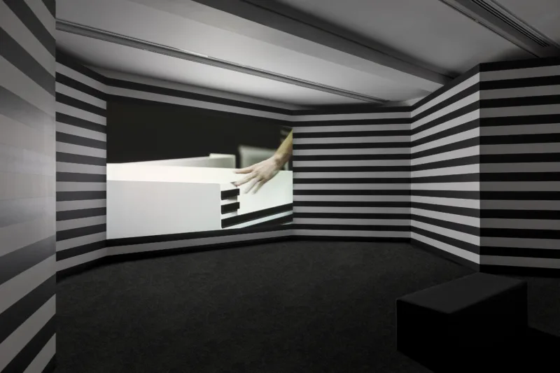 Installation view, exhibition Unsettlement, curated by Charlotte Day, Shelley McSpedden and Elise Routledge, MUMA - Monash University Museum of Art, photo: Andrew Curtis