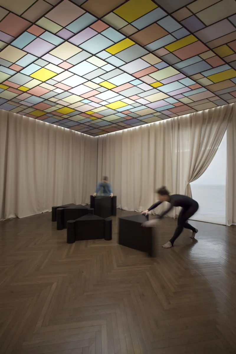 Topical Device (the Palace), exhibition Give Expression to Common Desires (solo), curated by Anna Gritz, MGLC Ljubljana, 2015, photo: Matevž Paternoster