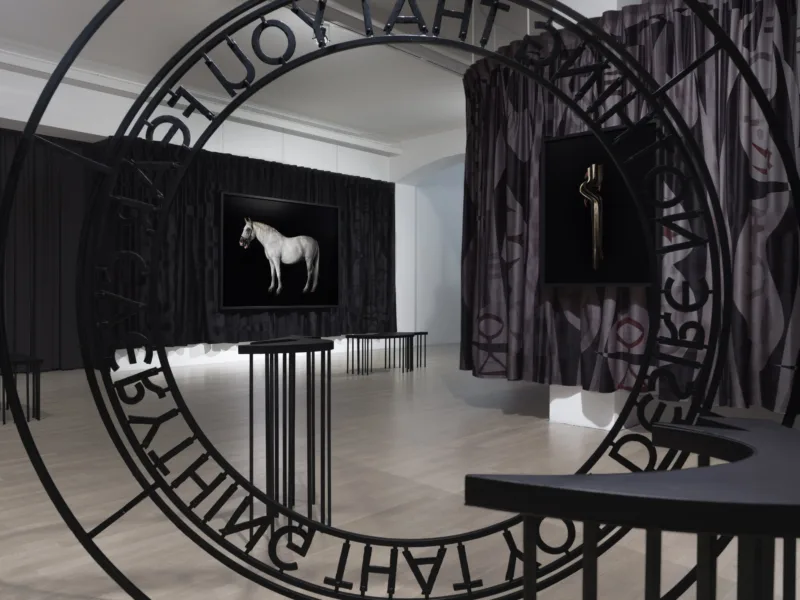 Installation view, exhibition The Foundation of Endeavour (solo), curated by Igor Španjol, Museum of Contemporary Art Metelkova, Ljubljana, 2020, photo: Matevž Paternoster